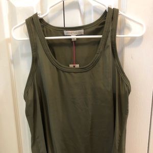 Banana Republic 100% Silk Olive Tank